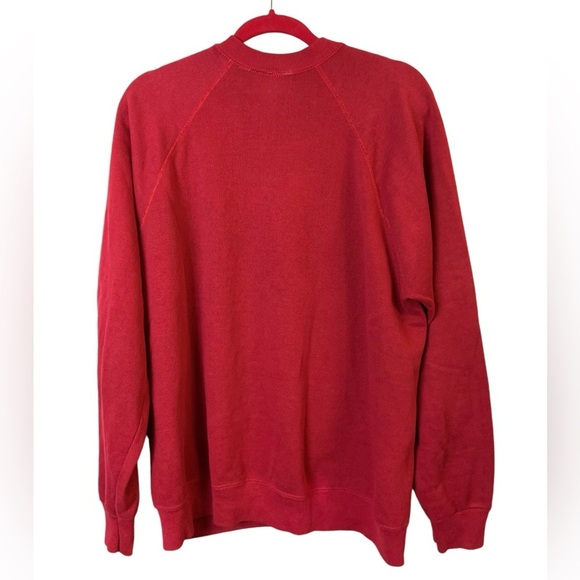 Vintage Wolf & Sons Red Beary Christmas Sweatshirt - Picture 8 of 14